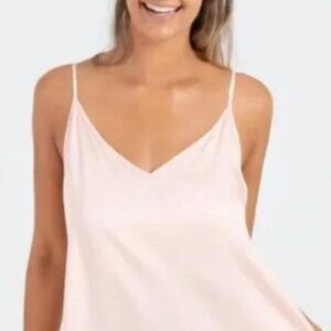 Ettitude Sateen Gray Pj Shorts & a Pink Cloud Cami Size M New